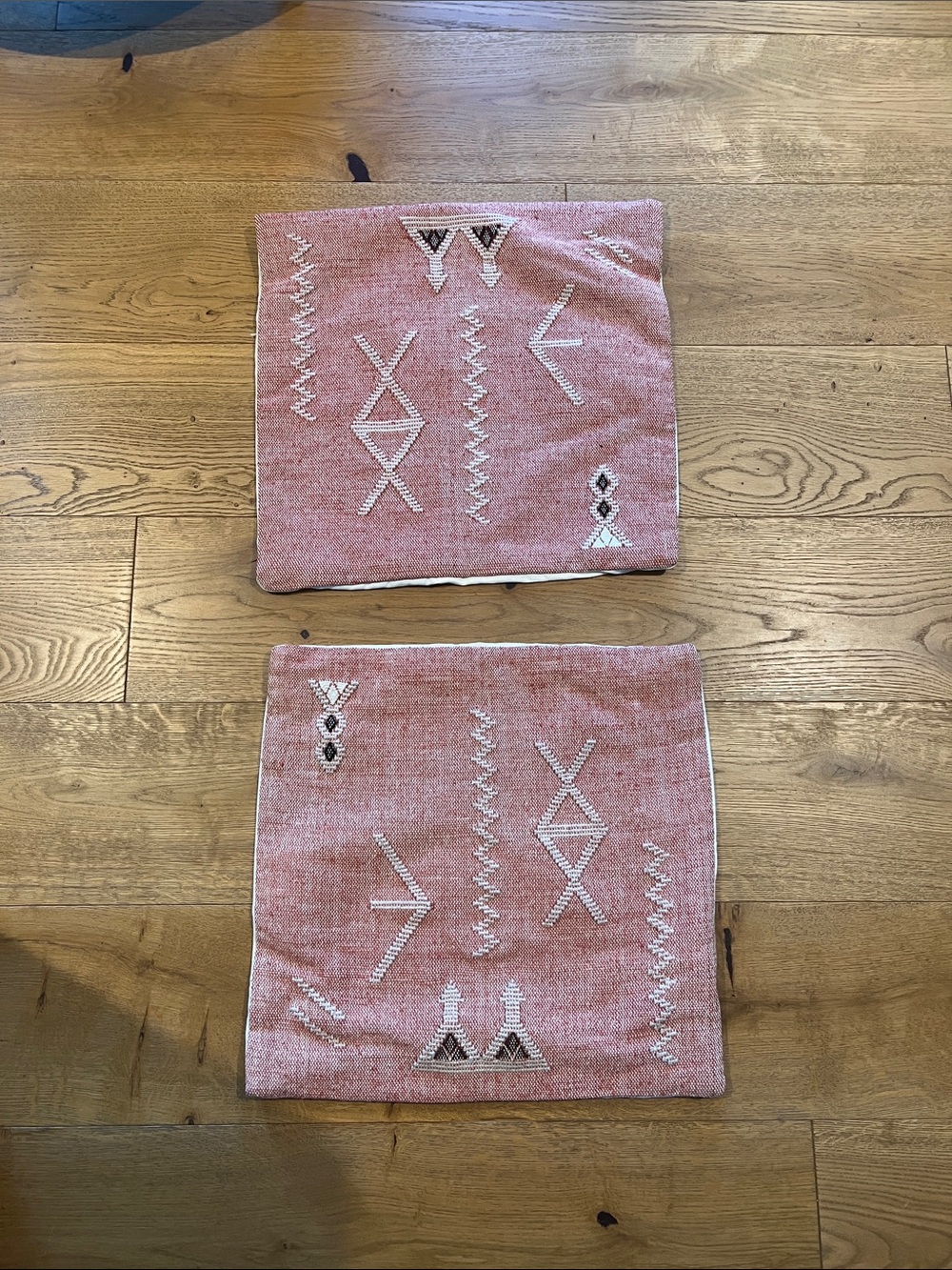 West Elm pillow covers 20” x 20”